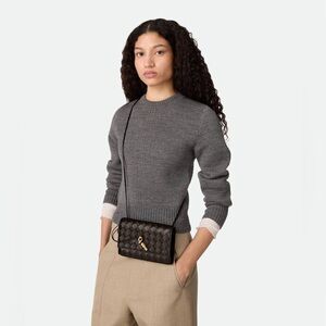 Bottega Veneta Andiamo Pouch on Strap in Fondant